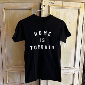 Black "Home Is Toronto" Graphic Tee
